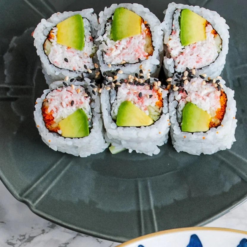 California Roll at Eating Sushi in Winnipeg, MB