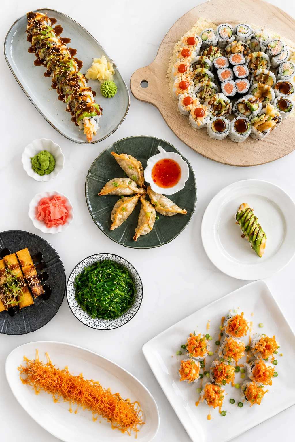 Fresh sushi and Japanese dishes at Eating Sushi in Charleswood, Winnipeg